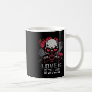 Valentine Skull Gas Mask Love Aesthetic _13 Coffee Mug