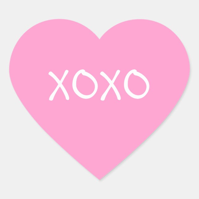 Valentine Stickers XOXO (Front)