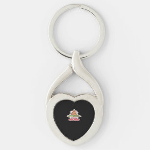 Valentine Stuck On You Cute Animal Love Playful De Key Ring