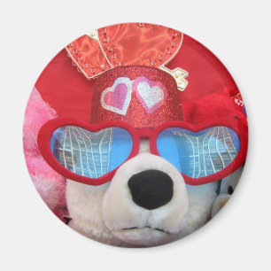 Valentine Stuffed Animals Magnet