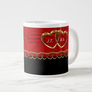Valentine Sweetheart Mug with initials