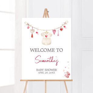 Valentine Sweetheart Welcome Poster