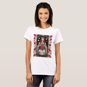 Valentine Tarot Card Rose Venus Women T-Shirt