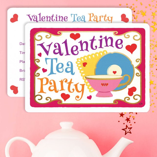 Valentine Tea Party Invitation (Creator Uploaded)