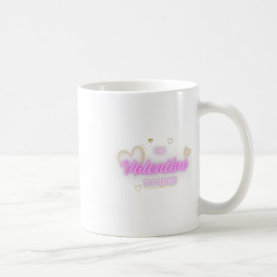 Valentine Teacher Spotlight With Hearts And Pink  Coffee Mug