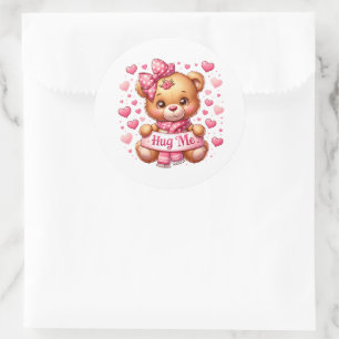 Valentine Teddy Stickers