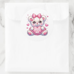 Valentine Teddy Stickers