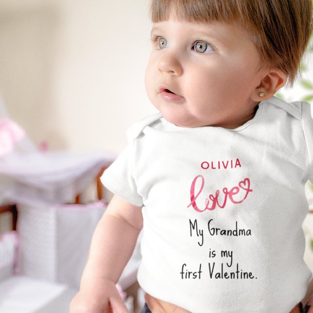 Valentine Theme Red Love Newborn-Toddler Bodysuit (Creator Uploaded)