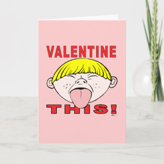 Valentine This! Boy Holiday Card