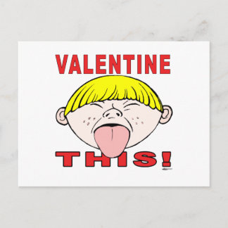 Valentine This! Boy Holiday Postcard