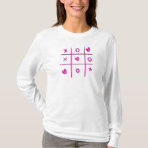 Valentine Tic Tac Toe Hearts Womens