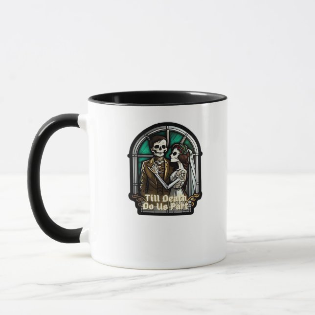 Valentine Till Death Do Us Part Classic Mug (Left)