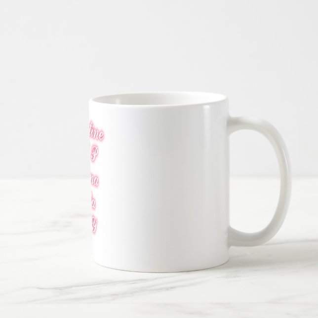 Valentine Tip: Hakuna Matata Funny Text Art Print Coffee Mug (Right)