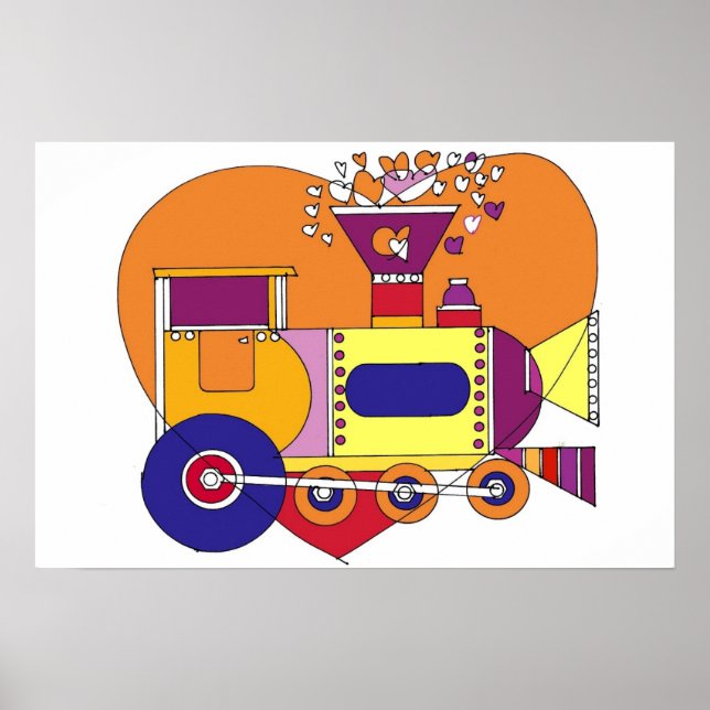 VALENTINE TRAIN POSTER (Front)