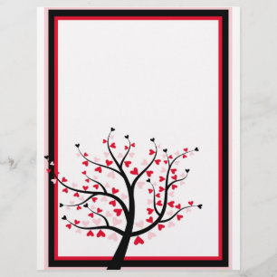 Valentine Tree Letterhead