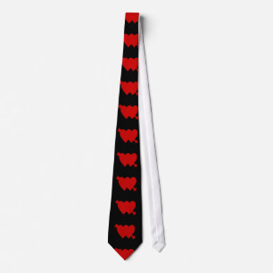VALENTINE, TWO HEARTS tie