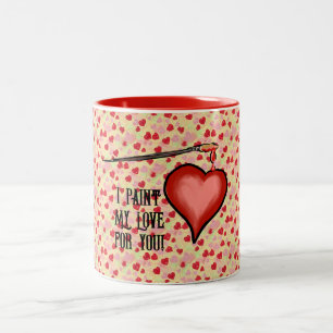 Valentine Two-Tone coffee mug