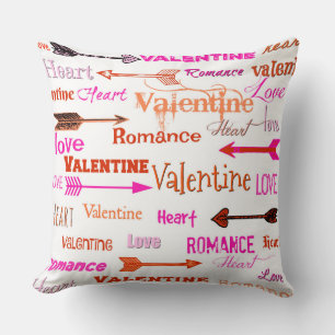 Valentine Typography Cushion