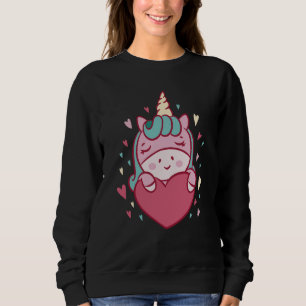 Valentine Unicorn  Valentine´s Day Sweatshirt