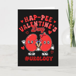 Valentine Urology Nurse Hap-pee Valentine's Day Ur Card