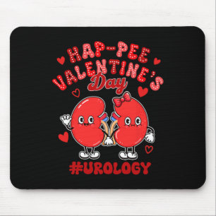 Valentine Urology Nurse Hap-pee Valentine's Day Ur Mouse Pad
