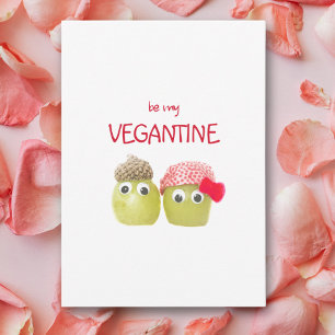 Valentine Vegan Best Friend - Cute Fruit Vegantine Card