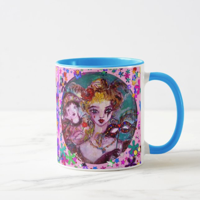 VALENTINE VENETIAN MASQUERADE MASKS MUG (Right)