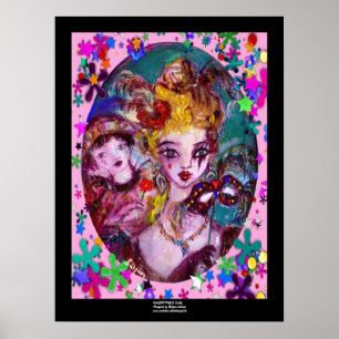 VALENTINE VENETIAN MASQUERADE MASKS POSTER
