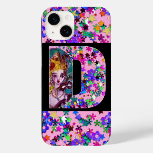 VALENTINE VENETIAN MASQUERADE MONOGRAM D LETTER Case-Mate iPhone 14 CASE