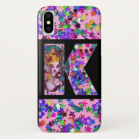 VALENTINE VENETIAN MASQUERADE MONOGRAM K LETTER