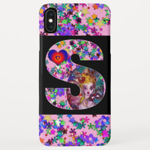 VALENTINE VENETIAN MASQUERADE MONOGRAM S LETTER iPhone XS MAX CASE