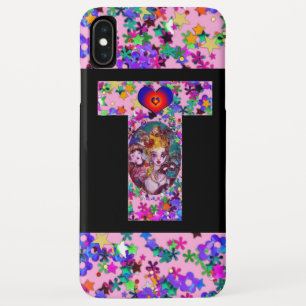 VALENTINE VENETIAN MASQUERADE MONOGRAM T LETTER iPhone XS MAX CASE