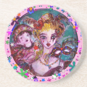VALENTINE VENETIAN MASQUERADE PARTY COASTER