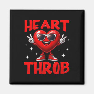 Valentine Vibe Cool Heart Peace Sign Toddler Boy K Magnet