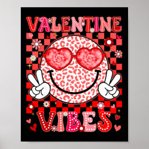Valentine Vibe Heart Peace Sign Men Women Kid