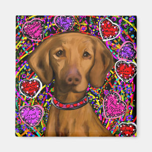 Valentine Vizsla Magnet