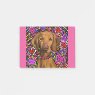 Valentine Vizsla Post-it Notes