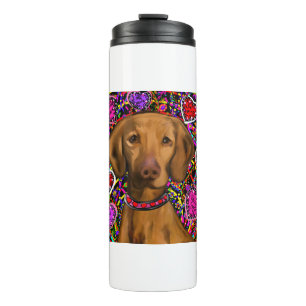 Valentine Vizsla Thermal Tumbler