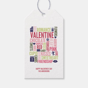 Valentine Words Valentine's Day Gift Tag