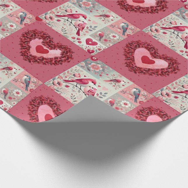 Valentine Wrapping Paper  (Corner)