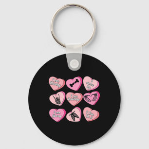 Valentine X-ray Technician Radiologic Technologist Key Ring