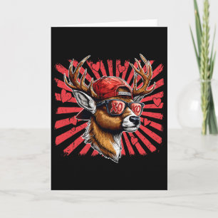 Valentine Xoxo Funny Deer Hunting Buck Men Women K Card