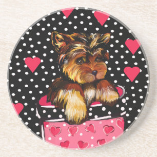 VALENTINE YORKIE COASTER