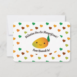 Valentine You Are Mangoificent Mango Card