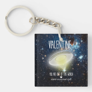 Valentine, you are out of this world! key ring