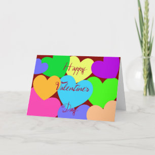 ValentineDayColors Holiday Card
