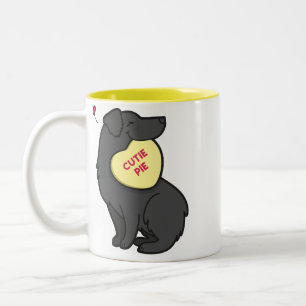 Valentine's 2015-Australian Shepherd-Black Two-Tone Coffee Mug