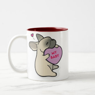 Valentine's 2015-French Bulldog-Fawn W/Mask Mug