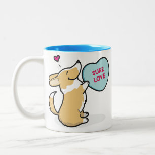 Valentine's 2015-Pembroke Corgi-Red Coffee Mug