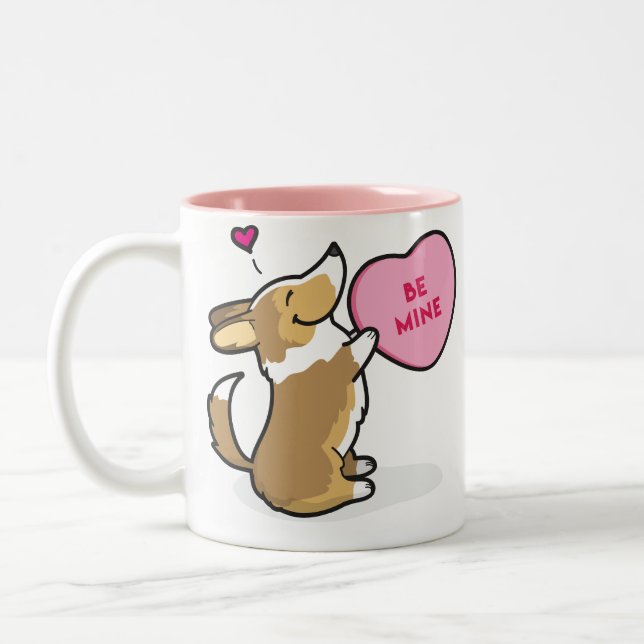 Valentine's 2015-Pembroke Corgi-Sable Coffee Mug (Left)